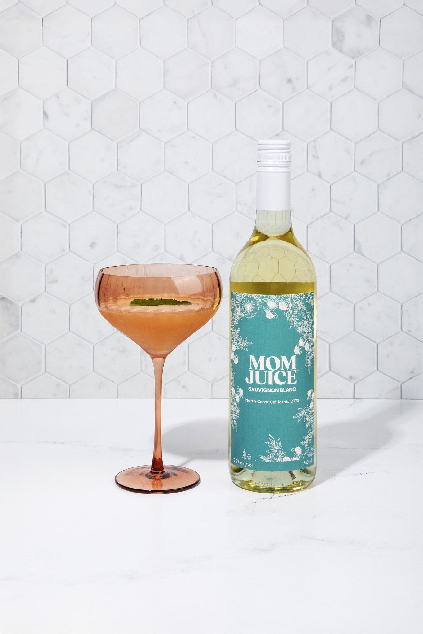 Peach Blonde: The Wine Cocktail Your Group Chat Deserves