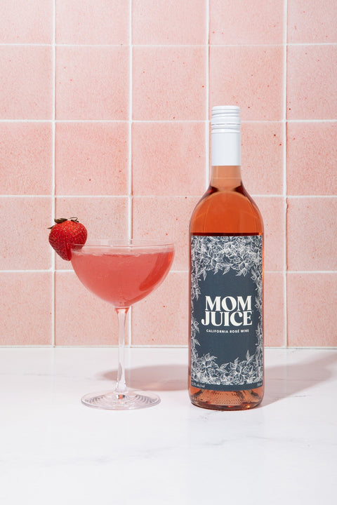 Mom Juice Strawberry Rosé Margarita Cocktail