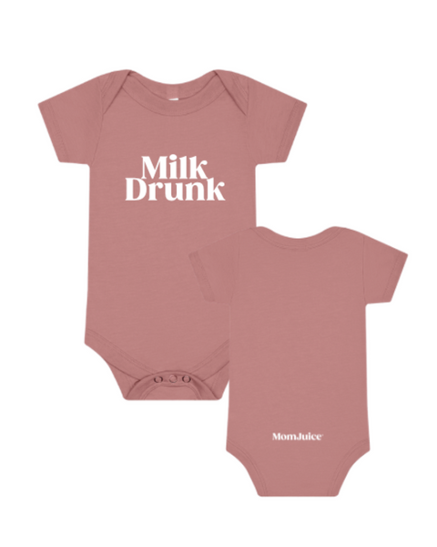 Milk Drunk Onesie – Mom Juice Baby Drop