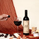 Mom Juice Red blend with Cherries and Hands