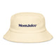 Mom Juice Butter Yellow Bucket Hat on White Background